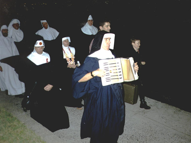 Black Veiling Of Sister Nina